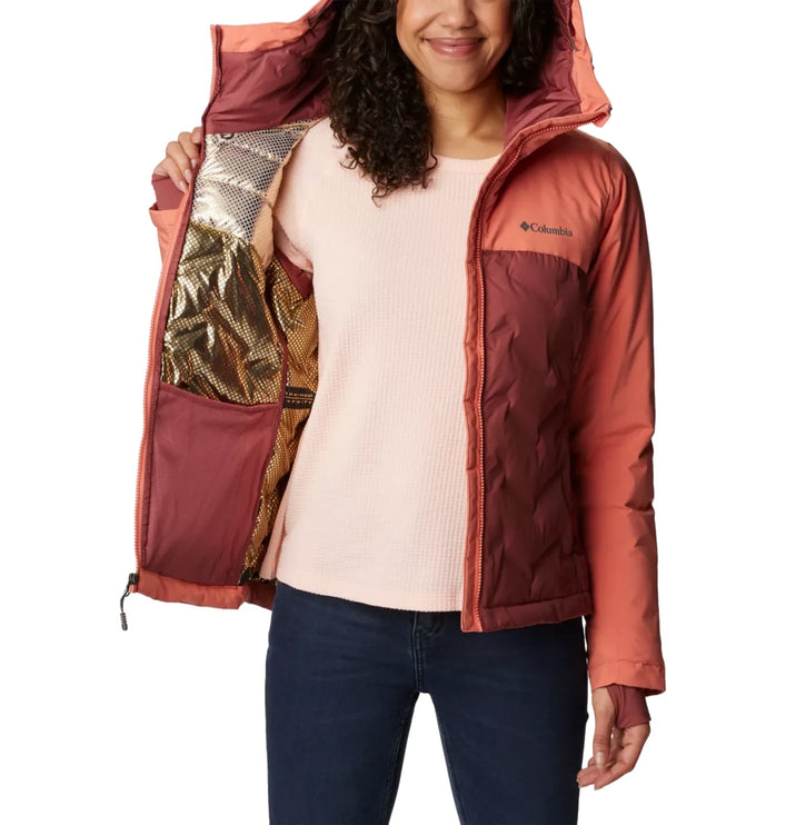Columbia Women's Grand Trek II Down Jacket Beetroot/Faded Peach
