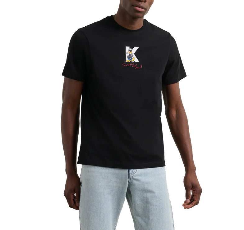 Disney x KARL LAGERFELD Men's T-Shirt Black