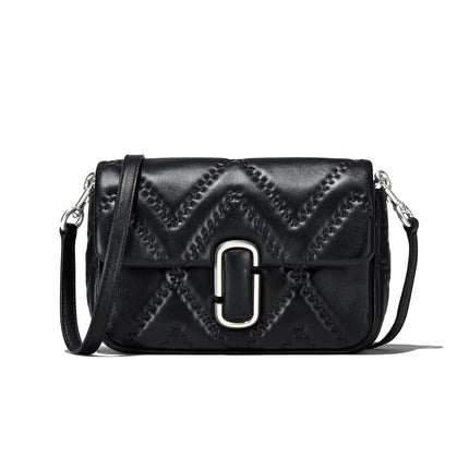 Marc Jacobs Women's The Quilted Leather J Marc Bag Shoulder Bag Black