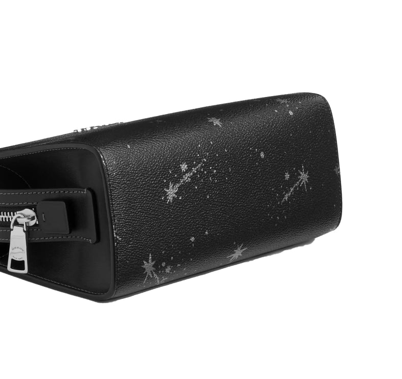 Coach Women's Gia Crossbody Bag With Star Print Black/Silver