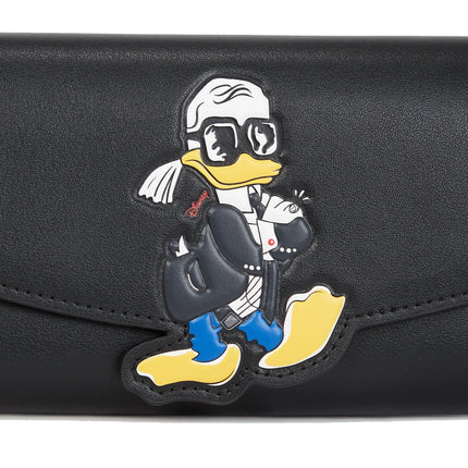 Disney x KARL LAGERFELD Women's Crossbody Wallet Black