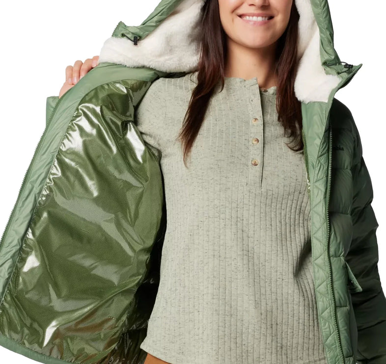Columbia Women's Harmony Falls Hooded Down Jacket Canteen