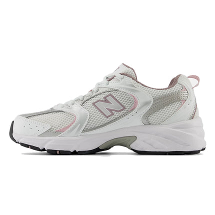 New Balance 530 White with Silver Metalic and Ice Wine MR530SGC