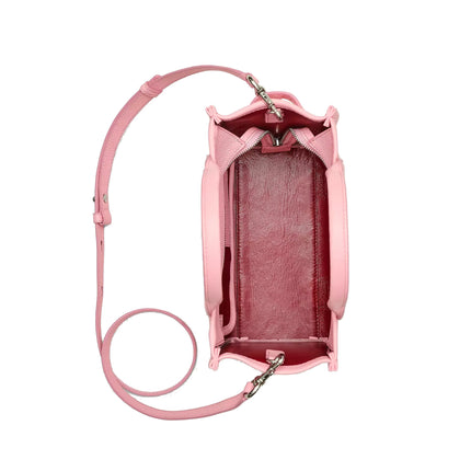 Marc Jacobs Women's The Leather Small Tote Bag Ribbon Pink - Hemen Kargoda