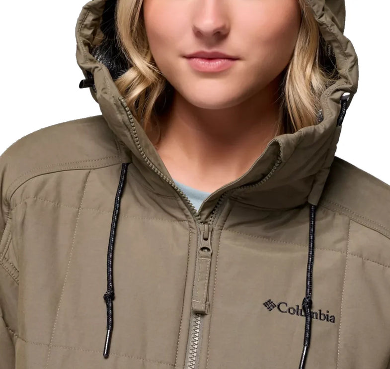 Columbia Women's Chatfield Hill II Novelty Jacket Stone Green/Chalk Omblur Tonal