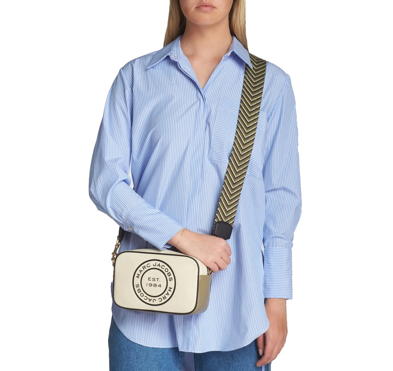 Marc Jacobs Women's Flash Leather Crossbody Bag Marshmallow Multi