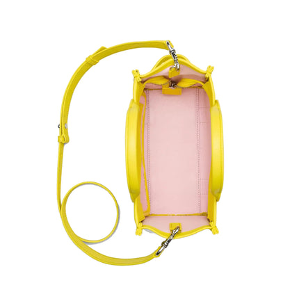 Marc Jacobs Women's The Leather Small Tote Bag Daisy Yellow