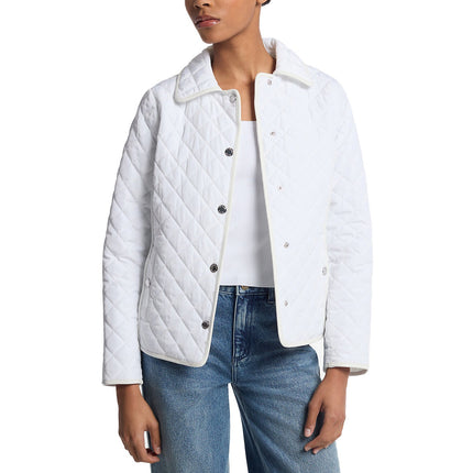 Michael Kors Women's Quilted Jacket White