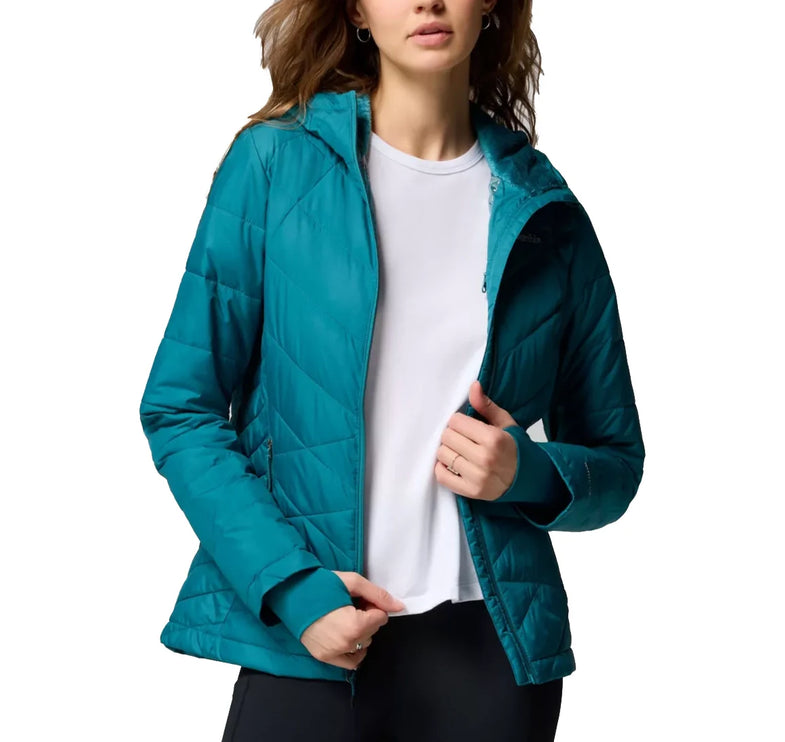 Columbia Women's Heavenly Hooded Jacket River Blue