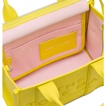 Marc Jacobs Women's The Leather Small Tote Bag Daisy Yellow