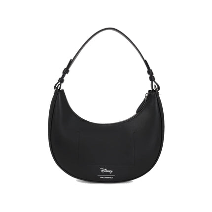 Disney x KARL LAGERFELD Women's Moon Shoulder Bag Black