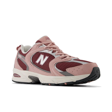 New Balance 530 Pink Moon with Washed Burgundy and Harbor Grey MR530PG