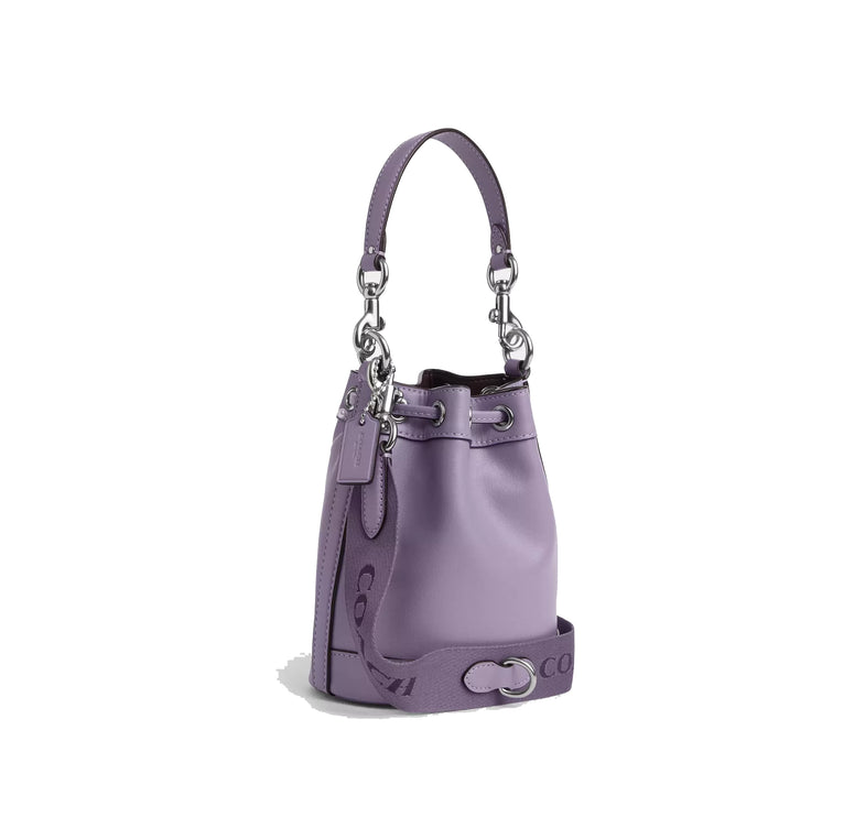 Coach Women's Mini Bucket Bag Silver/Light Violet