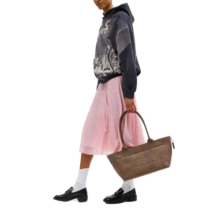 Coach Women's Alter/Ego Large Tote Bag In Upcrafted Leather Dark Stone