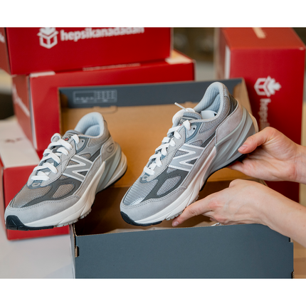 New Balance 990v6 Grey Junior GC990GL6 - Hemen Kargoda