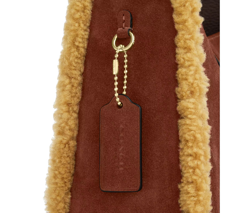 Coach Women's Hadley Convertible Crossbody Bag Gold/Vintage Brown Multi