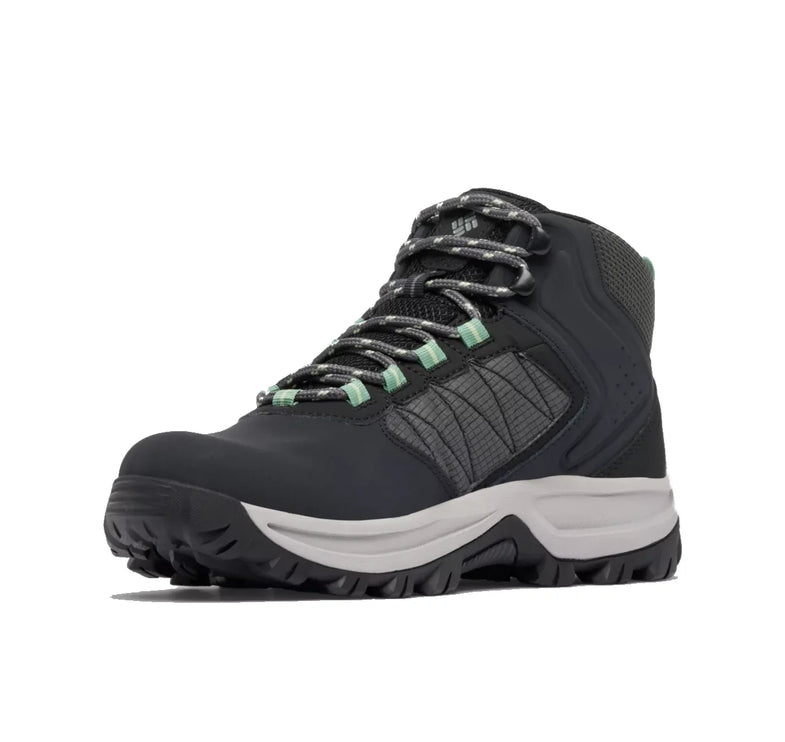 Columbia Women's Transverse Hike Waterproof Shoe Black/Sage Leaf