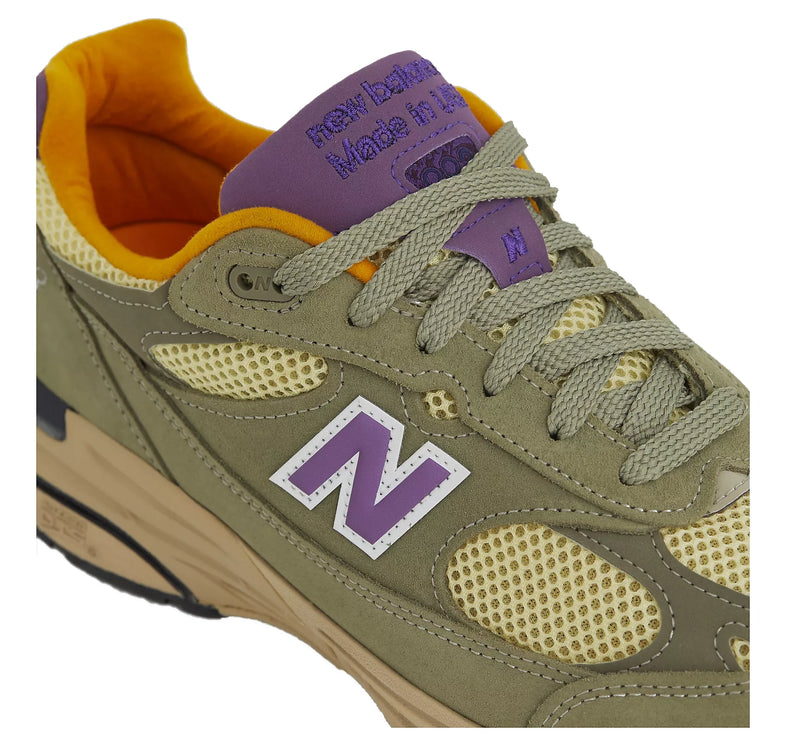 New Balance Made in USA 993 Olive Leaf with Maize U993OL