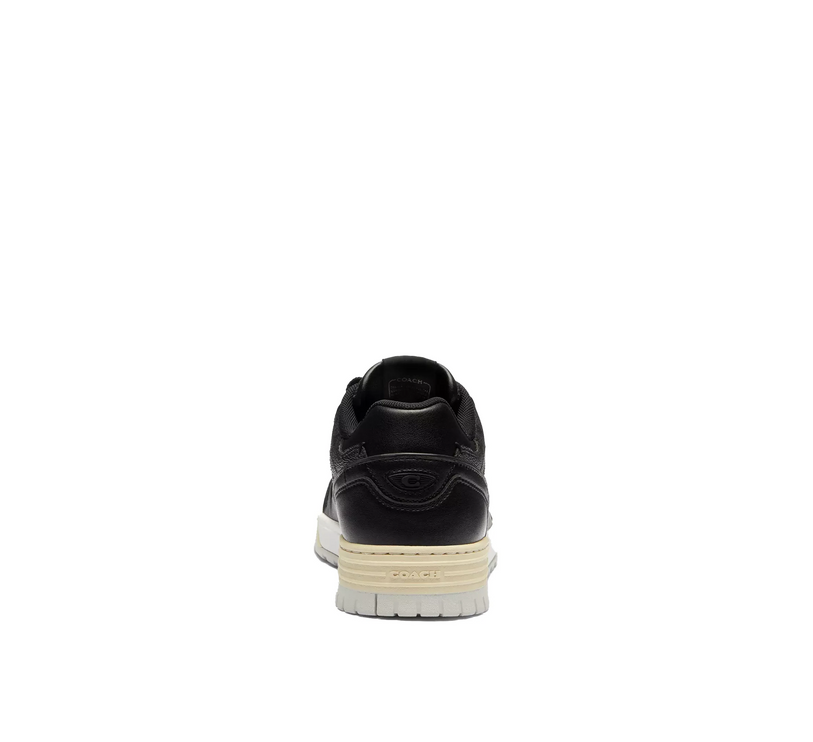 Coach Women's Soho Sneaker With Signature Canvas Charcoal/Black