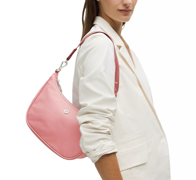 lululemon Unisex City Essentials Small Shoulder Bag Deco Pink