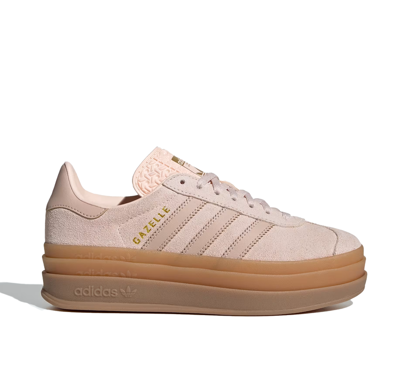 Adidas Big Kid's Gazelle Bold Shoes Wonder Quartz/Wonder Taupe/Gum JQ1296