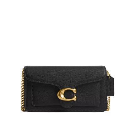 Coach Women's Tabby Chain Crossbody Bag 19 Brass/Black