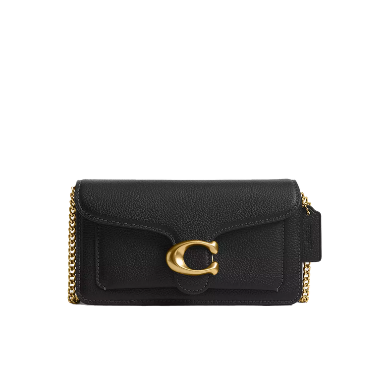 Coach Women's Tabby Chain Crossbody Bag 19 Brass/Black