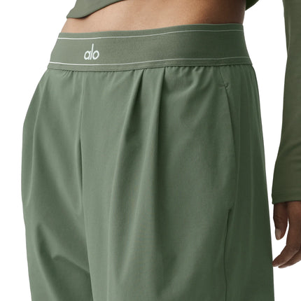 alo Women's Suit Up Trouser (Long) Bamboo Green