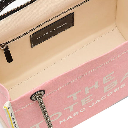 Marc Jacobs Women's The Denim Chain Medium Tote Bag Ribbon Pink