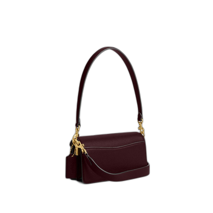 Coach Women's Tabby Shoulder Bag 20 Brass/Merlot