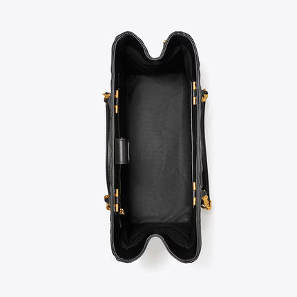 Tory Burch Women's Fleming Soft Chain Tote Black