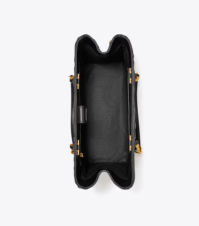 Tory Burch Women's Fleming Soft Chain Tote Black