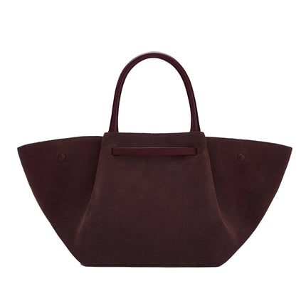 DeMellier London Women's The Midi New York Burgundy Suede & Burgundy Smooth