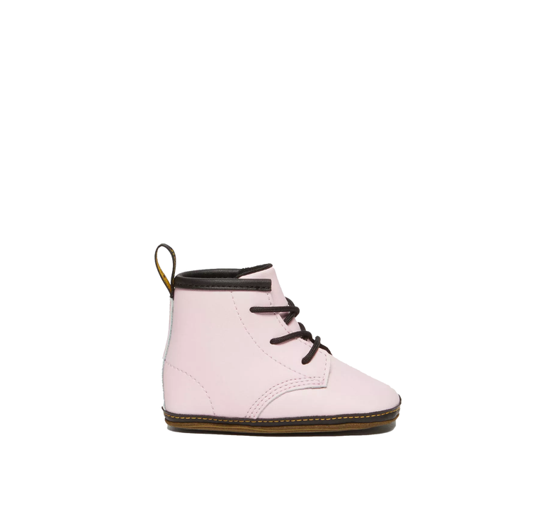 Dr. Martens Unisex Newborn 1460 Auburn Leather Booties Pale Pink-Mason Pu Split+Mason Nw Synthetic