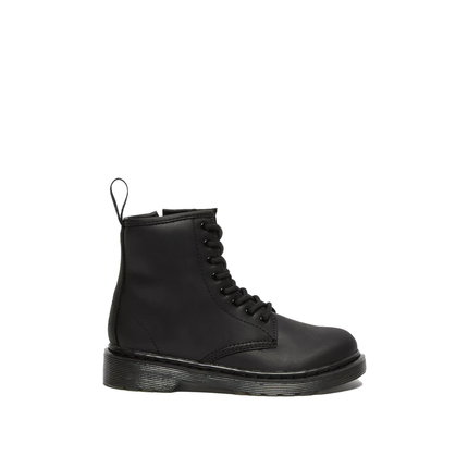 Dr. Martens Unisex Junior 1460 Faux Fur Lined Boots Black - Republic Waterproof