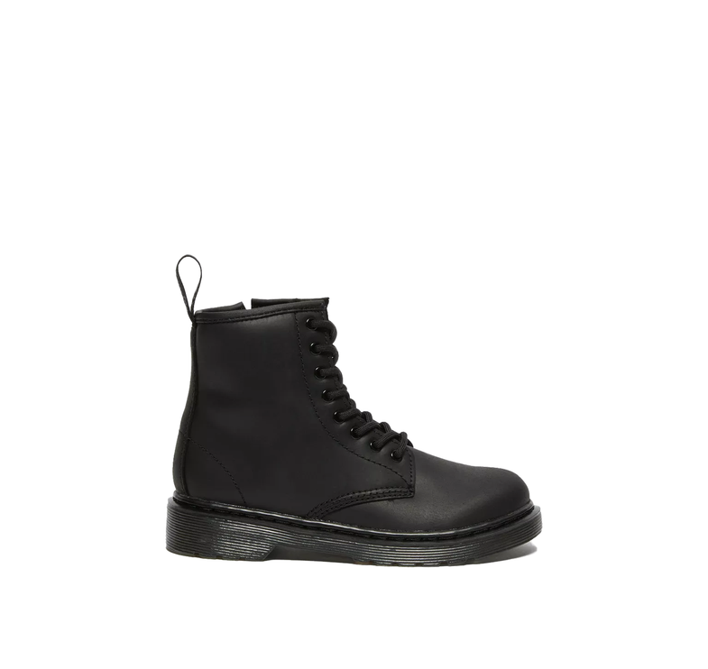 Dr. Martens Unisex Junior 1460 Faux Fur Lined Boots Black - Republic Waterproof