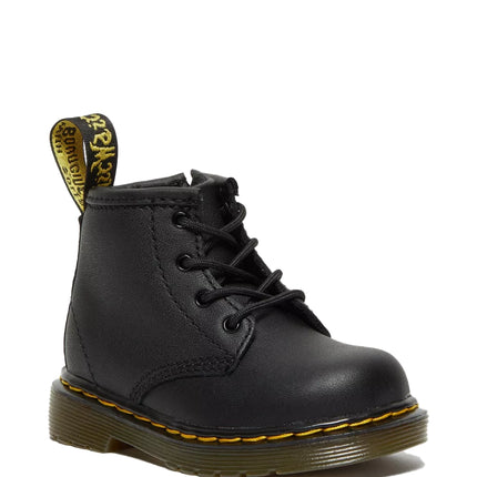 Dr. Martens Unisex Infant 1460 Softy T Leather Lace Up Boots Black - Softy T