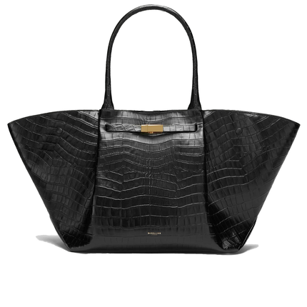 DeMellier London Women's The New York Black Croc-Effect