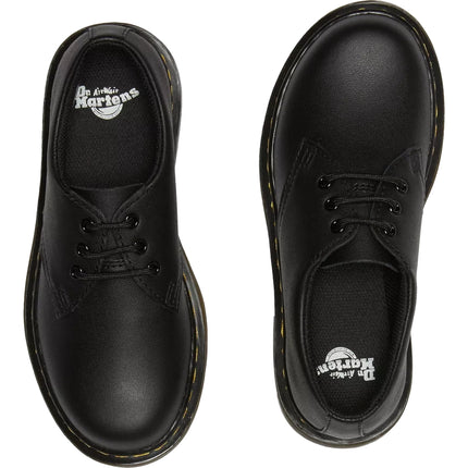 Dr. Martens Unisex Junior 1461 Softy T Leather Shoes Black - Softy T