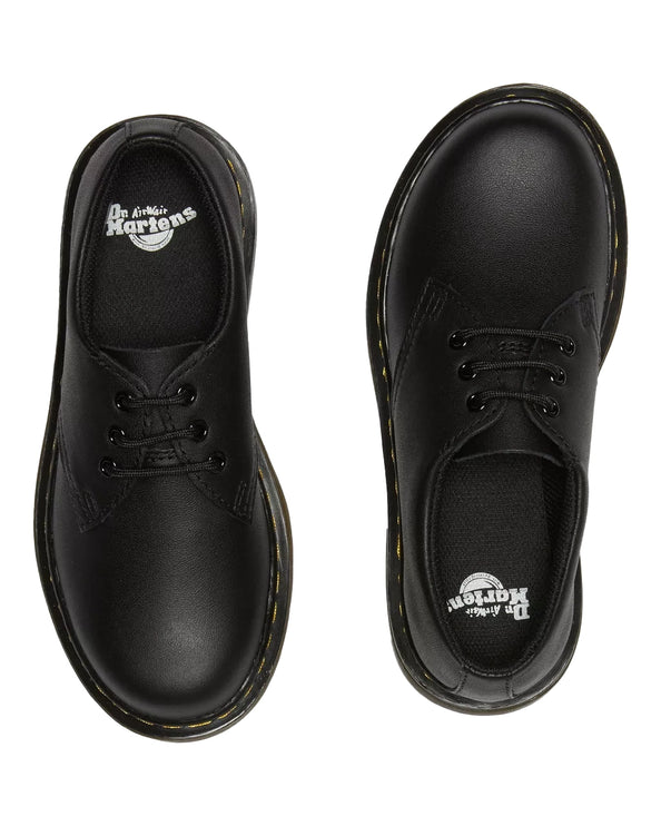Dr. Martens Unisex Junior 1461 Softy T Leather Shoes Black - Softy T