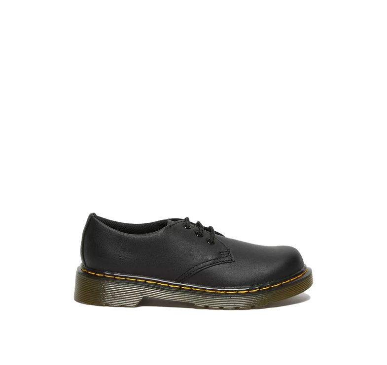Dr. Martens Unisex Junior 1461 Softy T Leather Shoes Black - Softy T