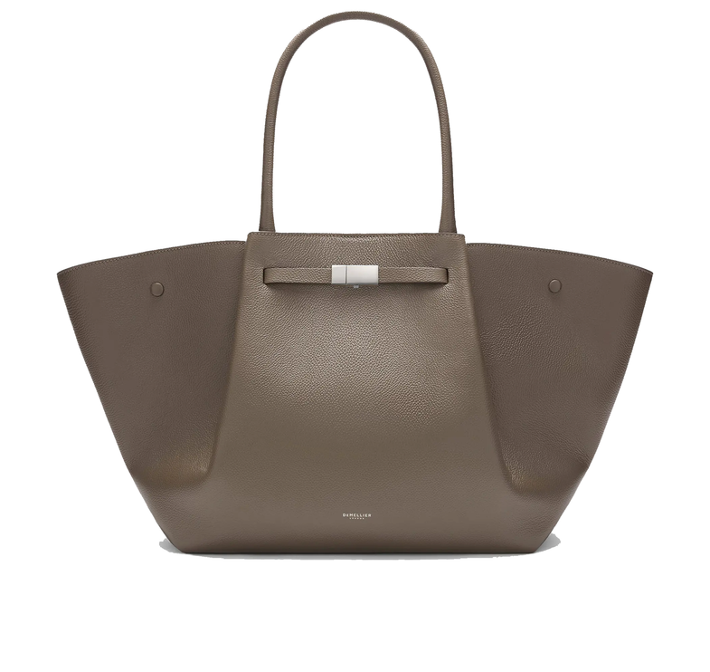 DeMellier London Women's The New York Dark Taupe Small Grain