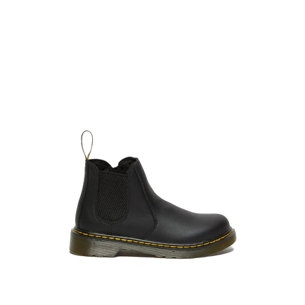 Dr. Martens Unisex Junior 2976 Softy T Leather Chelsea Boots Black - Softy T