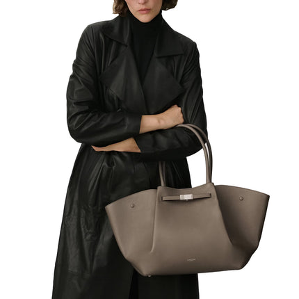 DeMellier London Women's The New York Dark Taupe Small Grain