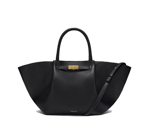 DeMellier London Women's The Midi New York Black Small Grain