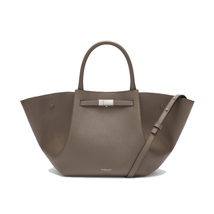 DeMellier London Women's The Midi New York Dark Taupe Small Grain