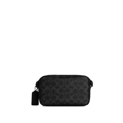 Coach Unisex Colton Crossbody Bag 19 In Signature Canvas Matte Black/Black Signature