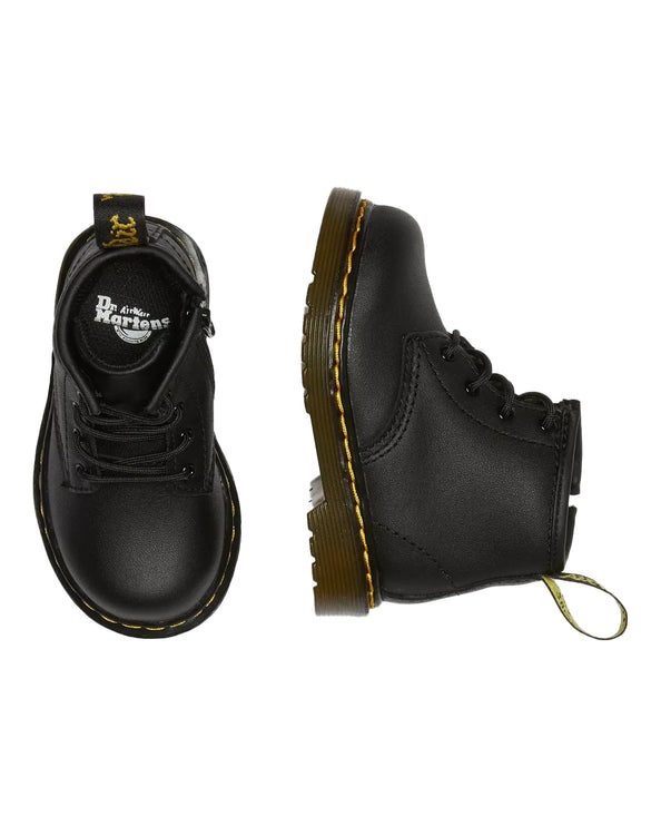 Dr. Martens Unisex Infant 1460 Softy T Leather Lace Up Boots Black - Softy T
