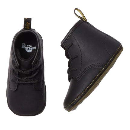 Dr. Martens Unisex Newborn 1460 Auburn Leather Booties Black-Mason Pu Split+Mason Nw Synthetic