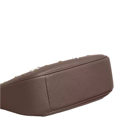 Coach Women's Teri Shoulder Bag With Rivets Gold/Dark Stone